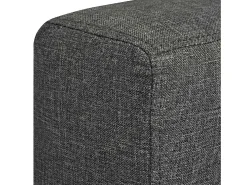 Sillón de tela gris oscuro