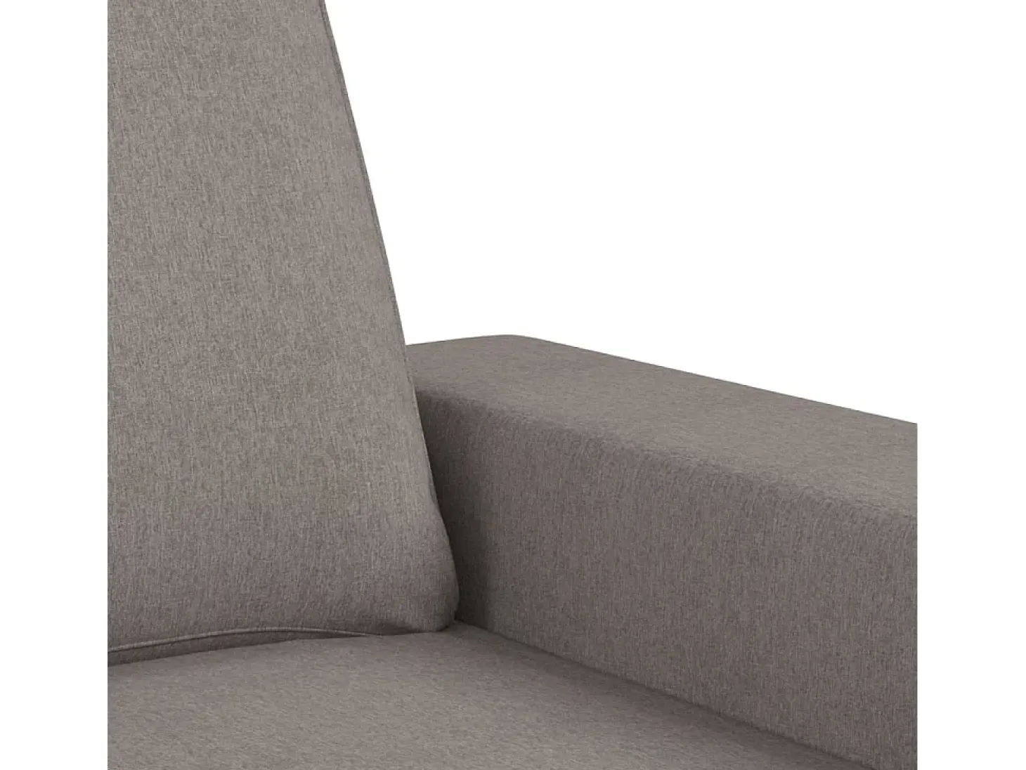 Sillón de tela gris taupé 60 cm