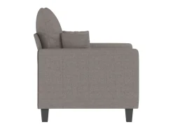 Sillón de tela gris taupé 60 cm