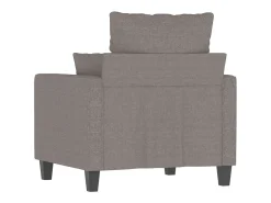 Sillón de tela gris taupé 60 cm