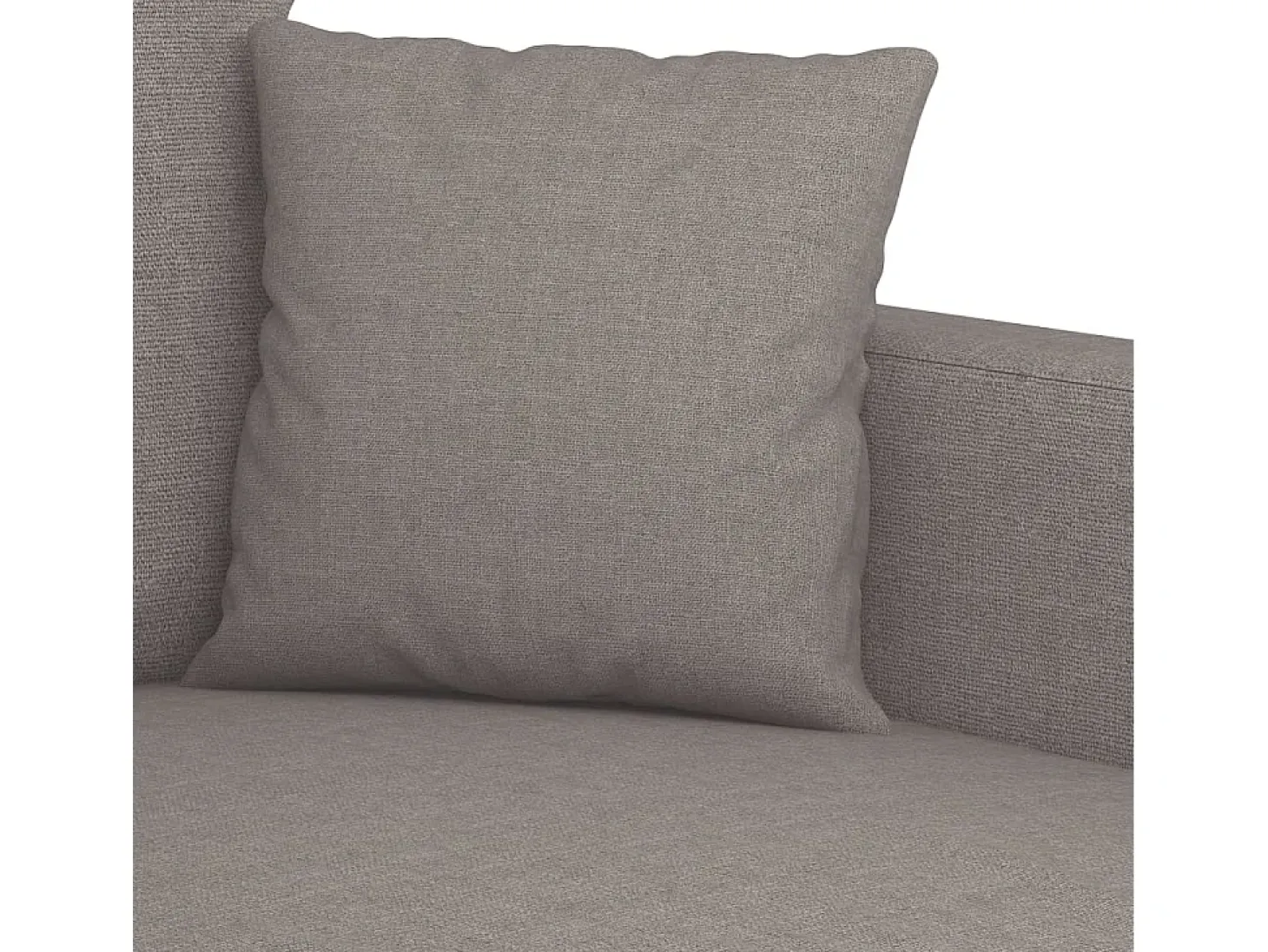 Sillón de tela gris taupé 60 cm