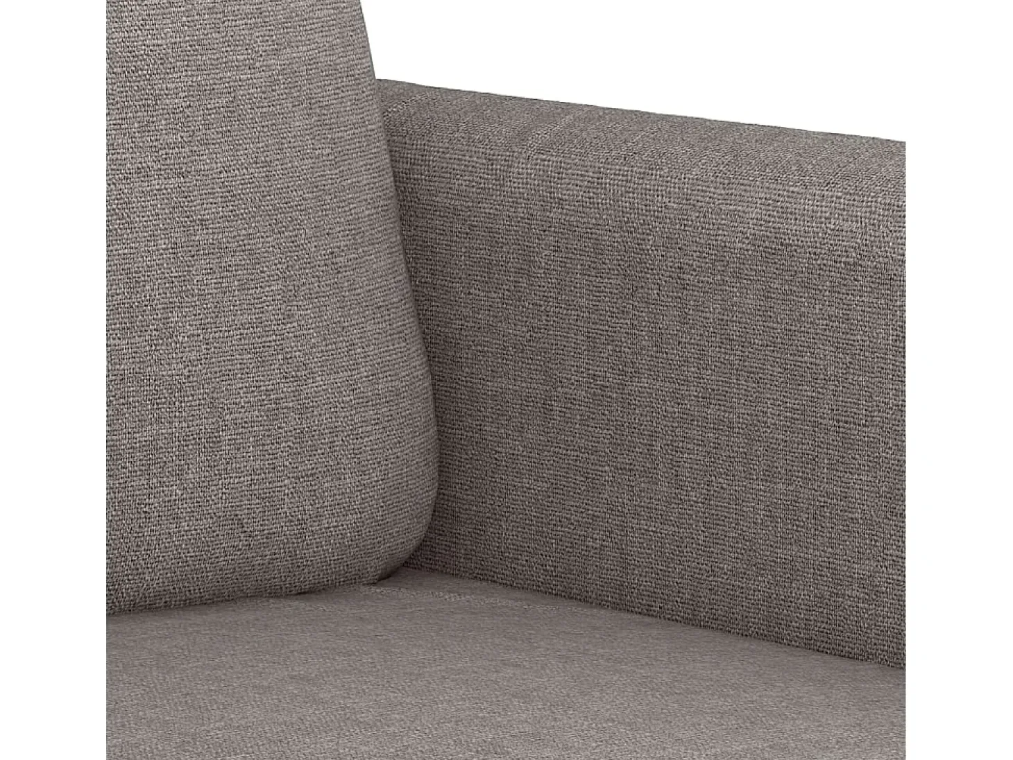 Sillón de tela gris taupé 60 cm
