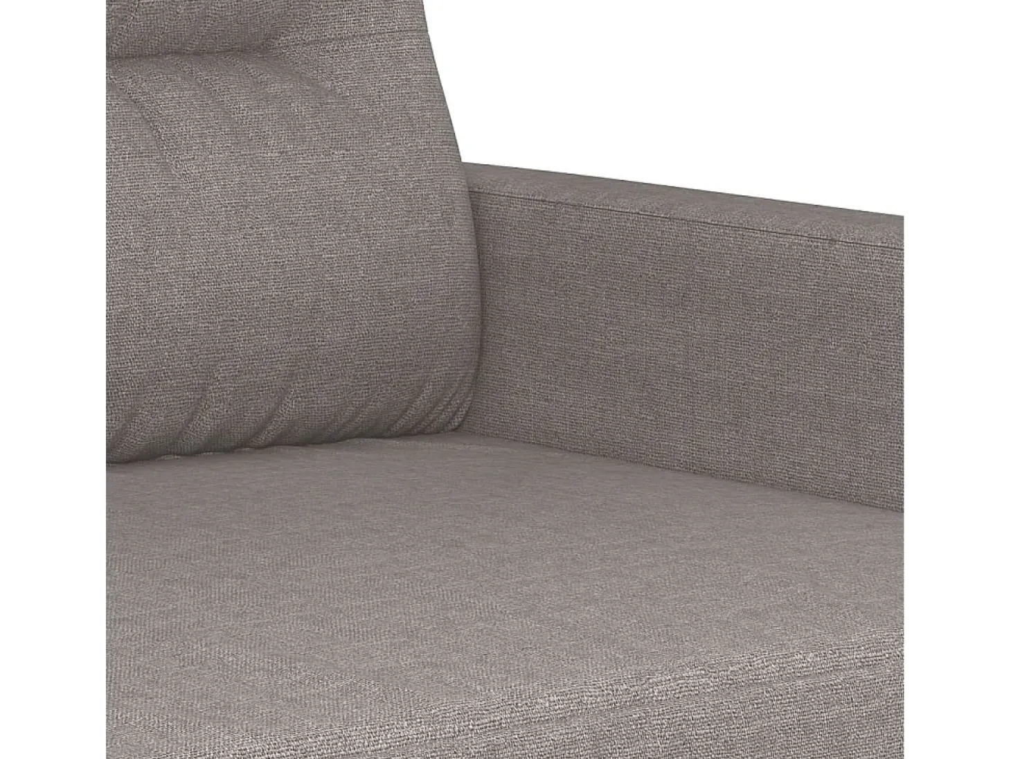 Sillón de tela gris taupé 60 cm