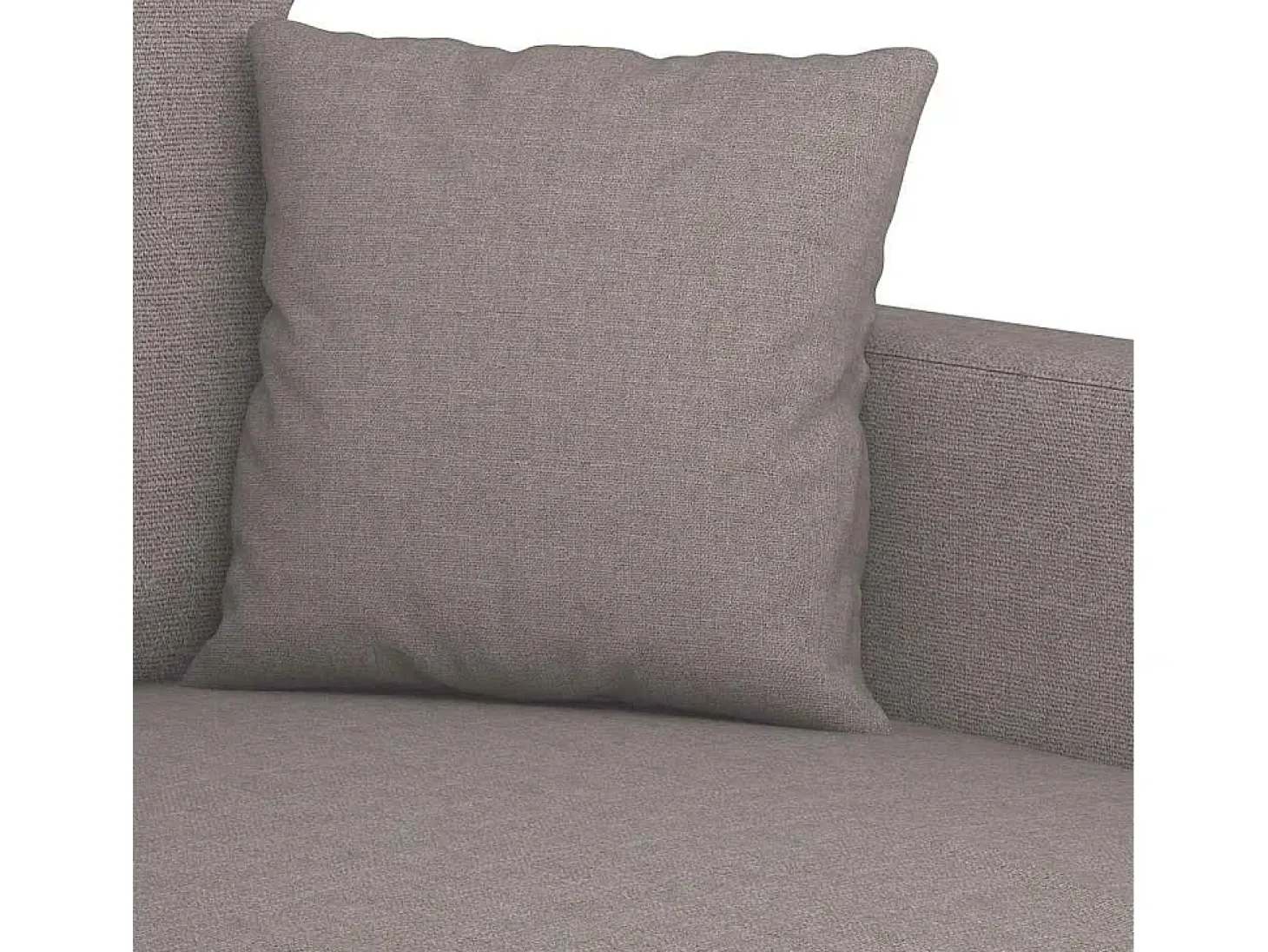 Sillón de tela gris taupé 60 cm