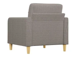 Sillón de tela gris taupé 60 cm