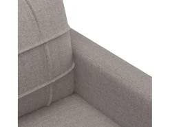 Sillón de tela gris taupé 60 cm