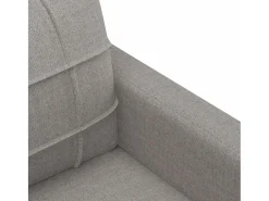 Sillón de tela gris taupé 60 cm