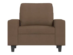 Sillón de tela marrón 60 cm