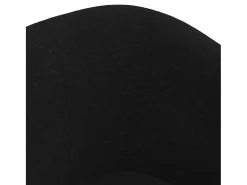 Sillón de tela negra