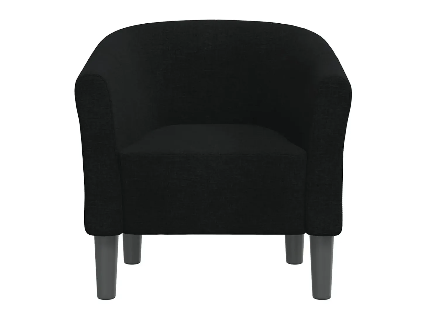 Sillón de tela negra ES51357