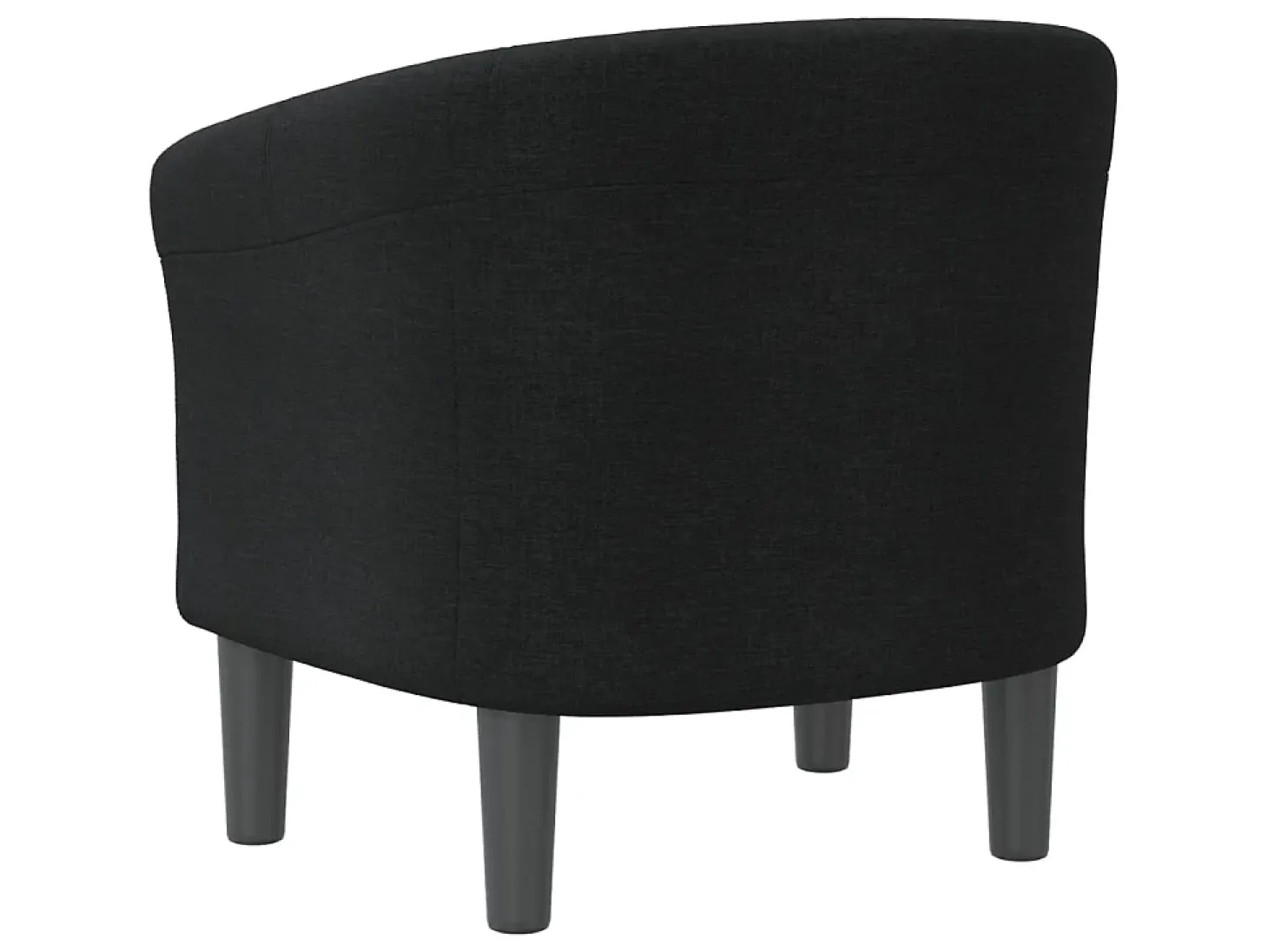 Sillón de tela negra ES51357