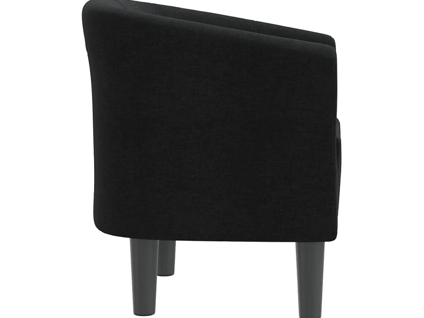 Sillón de tela negra ES51357
