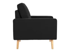 Sillón de tela negro