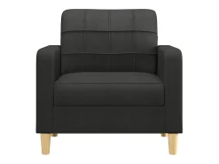 Sillón de tela negro 60 cm