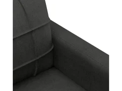 Sillón de tela negro 60 cm