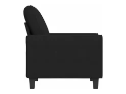Sillón de tela negro 60 cm