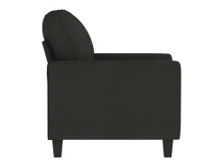 Sillón de tela negro 60 cm ES47269