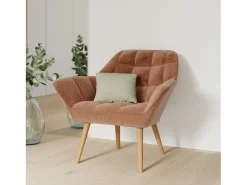 Sillón de tela rojo antiguo - Simba