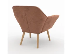 Sillón de tela rojo antiguo - Simba