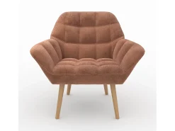 Sillón de tela rojo antiguo - Simba
