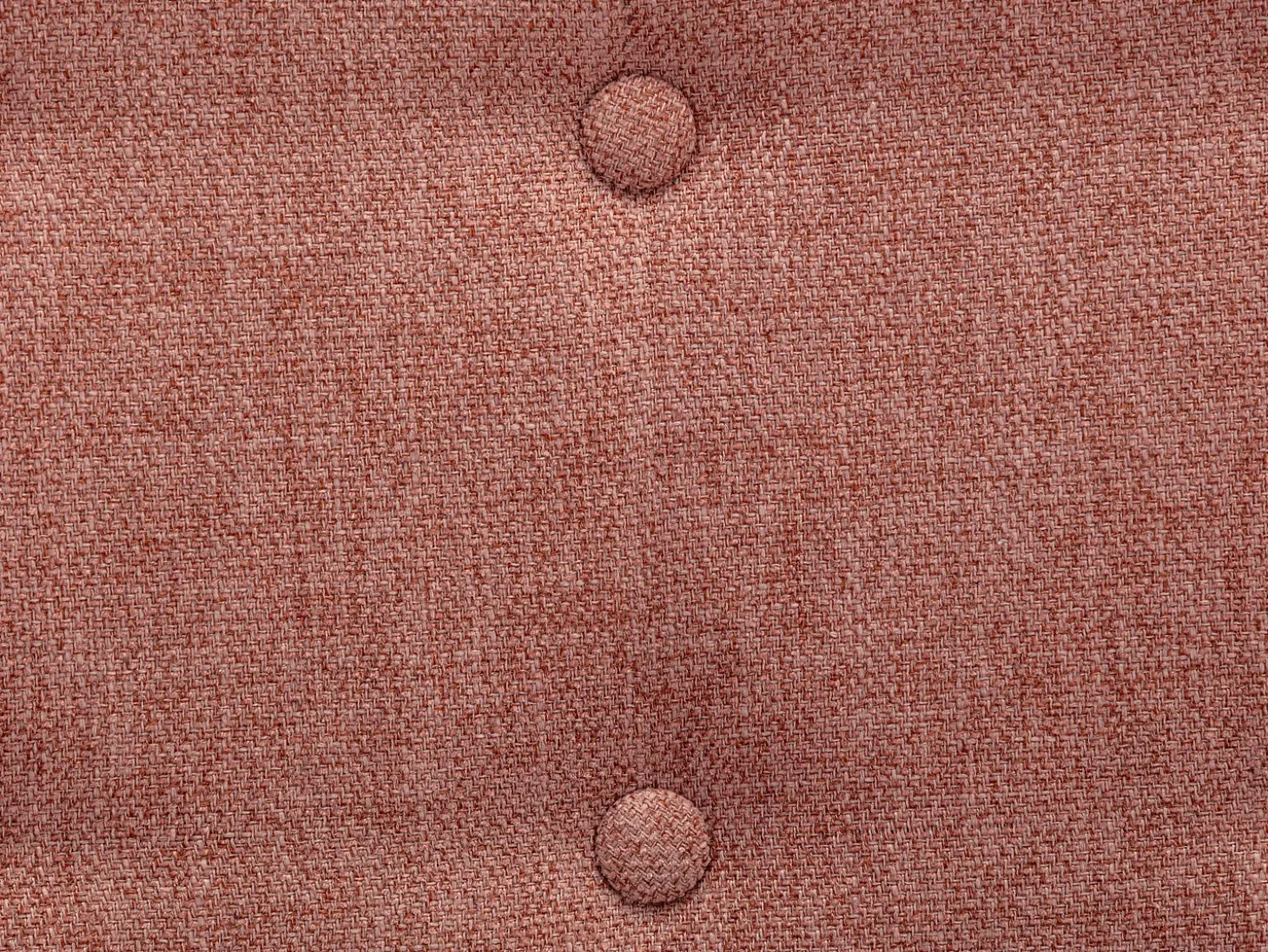 Sillón de tela rosa capitoné estilo escandinavo VATELY