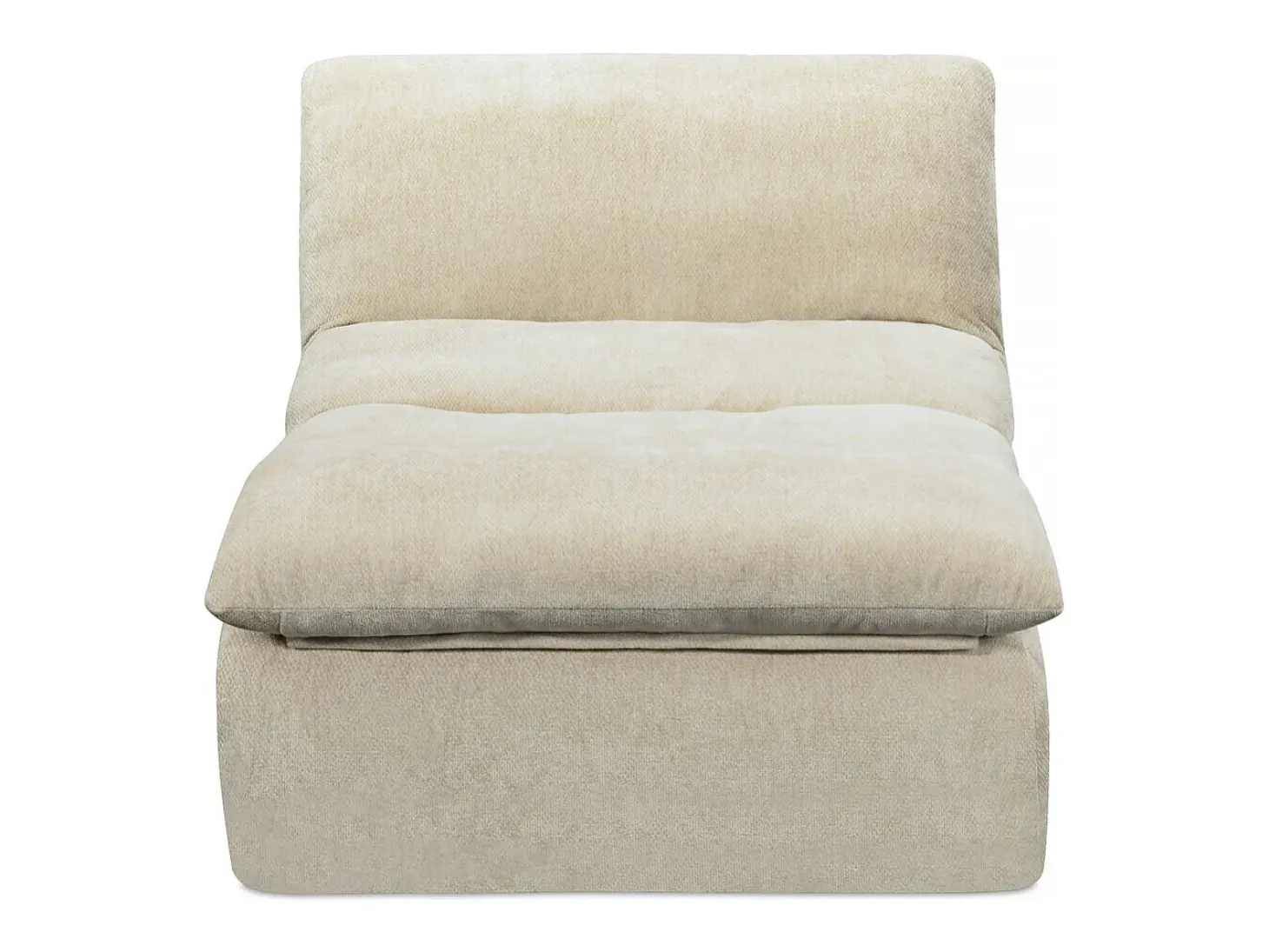 Sillón de tela texturizada <> - 81 x 96 x 75 cm - Beige