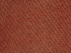 Sillón de tela texturizada color terracota LOLEVA
