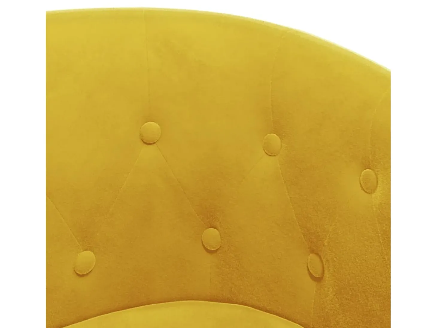 Sillón de terciopelo amarillo