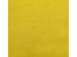 Sillón de terciopelo amarillo 60 cm