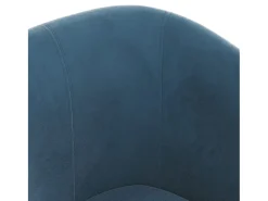 Sillón de terciopelo azul oscuro