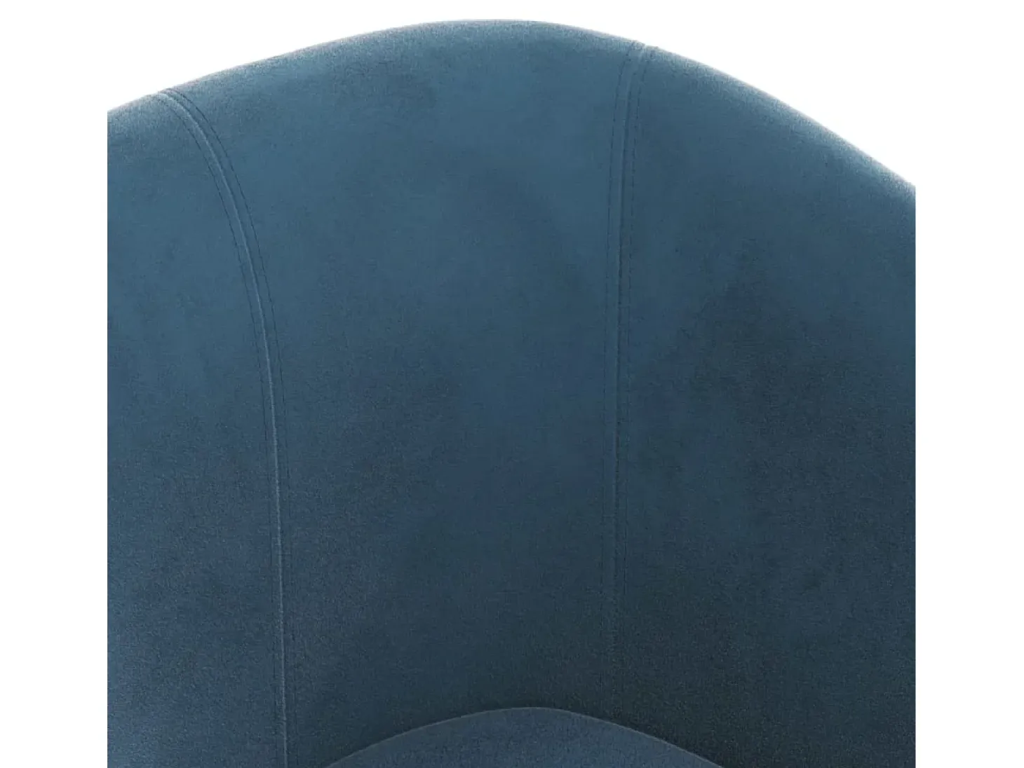 Sillón de terciopelo azul oscuro