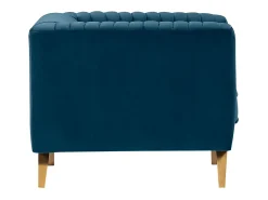 Sillón de terciopelo azul oscuro - Gatsby