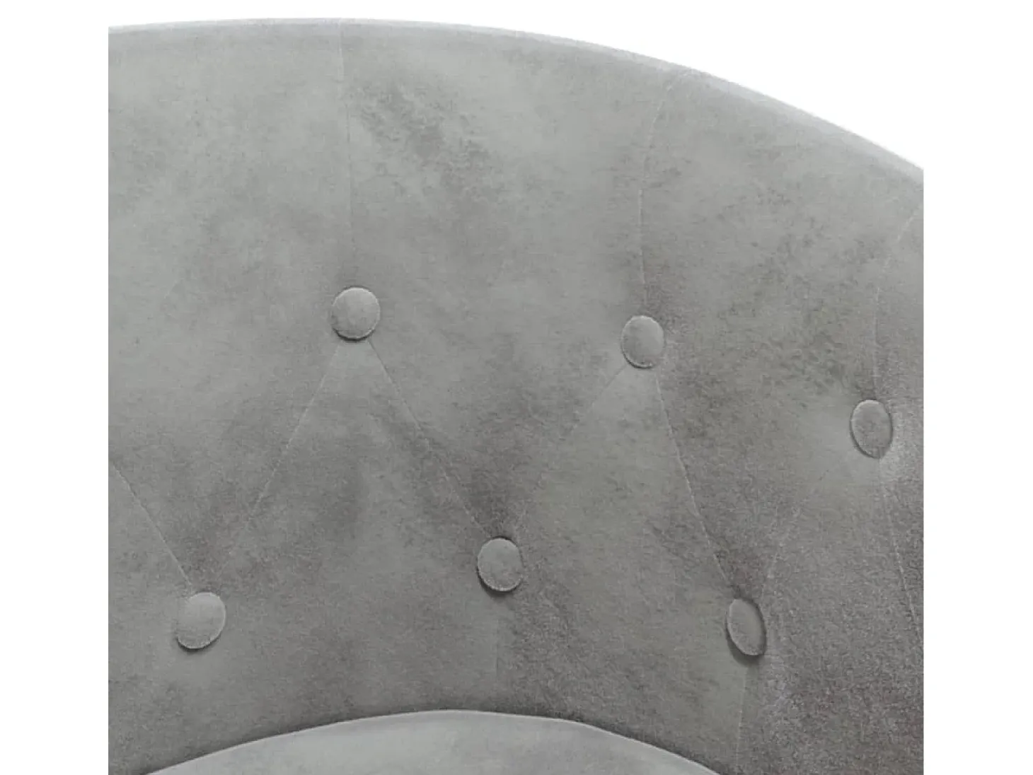 Sillón de terciopelo gris claro