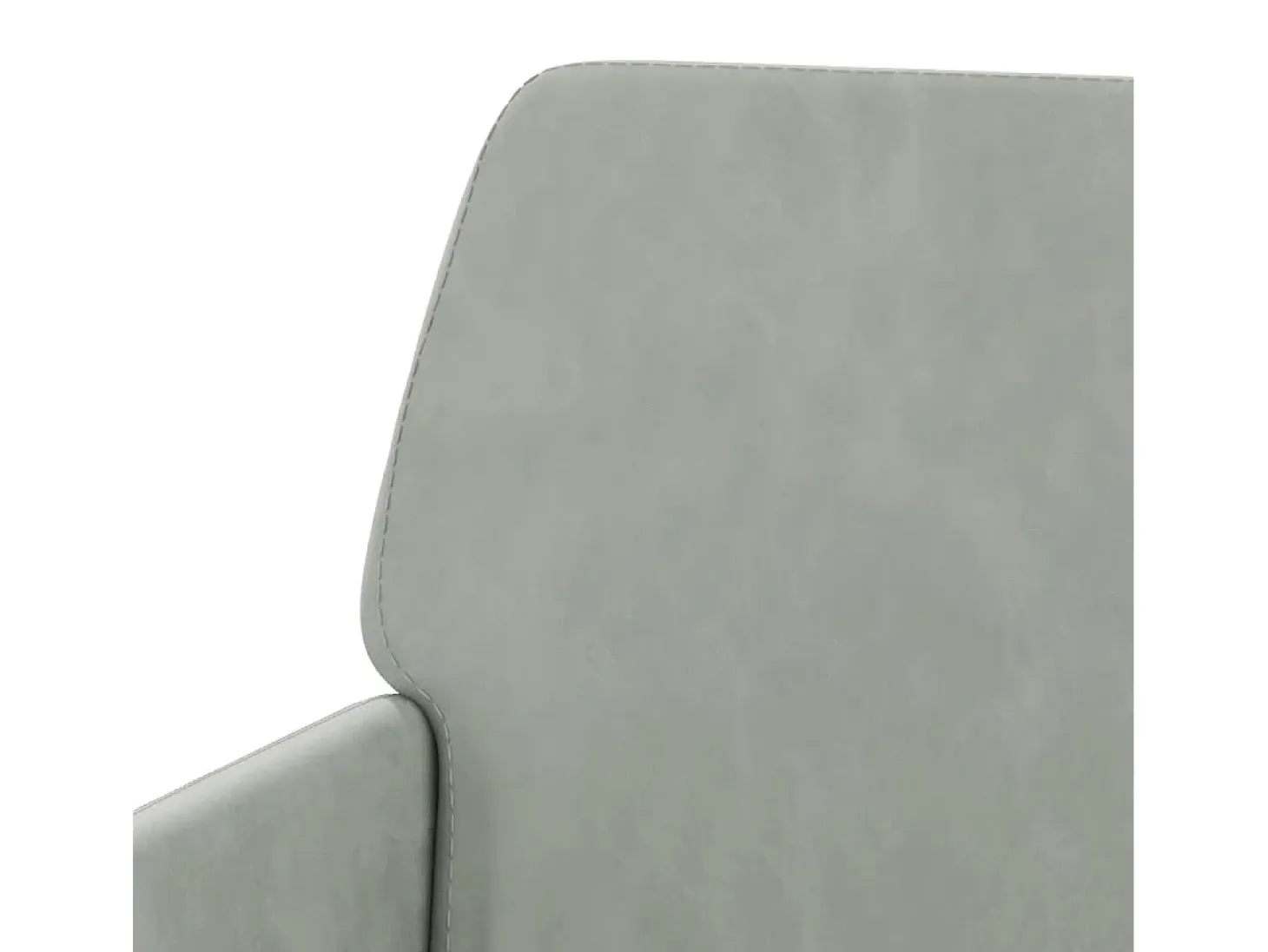 Sillón de terciopelo gris claro 62x79x79 cm