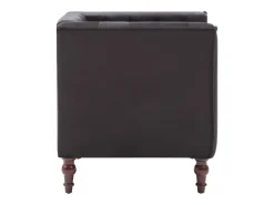 Sillón de terciopelo negro