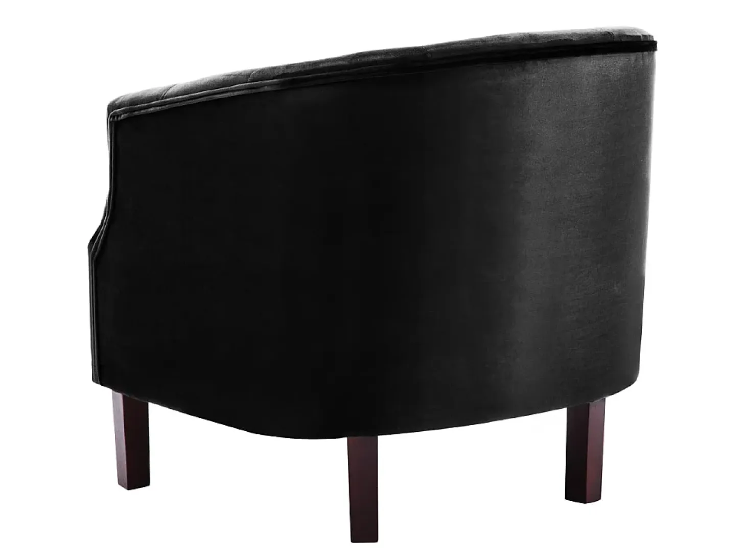Sillón de terciopelo negro ES12504
