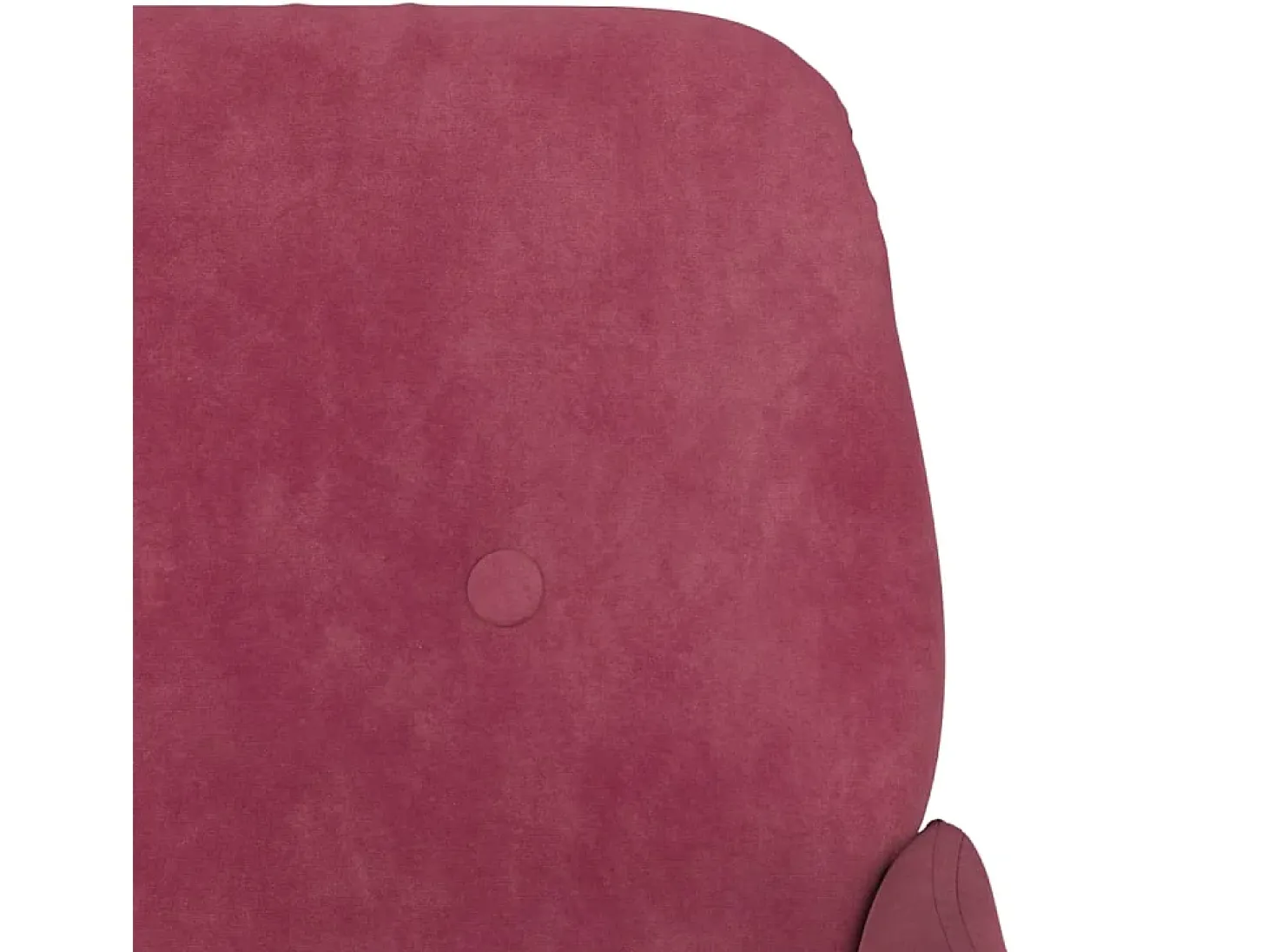 Sillón de terciopelo rojo tinto 62x79x79 cm