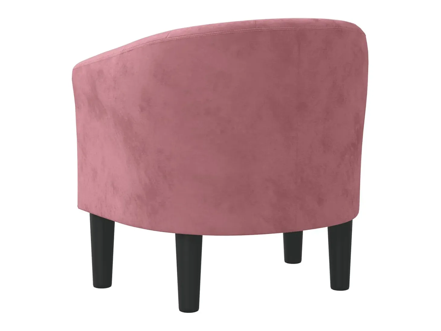 Sillón de terciopelo rosa