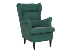 Sillón de terciopelo verde oscuro