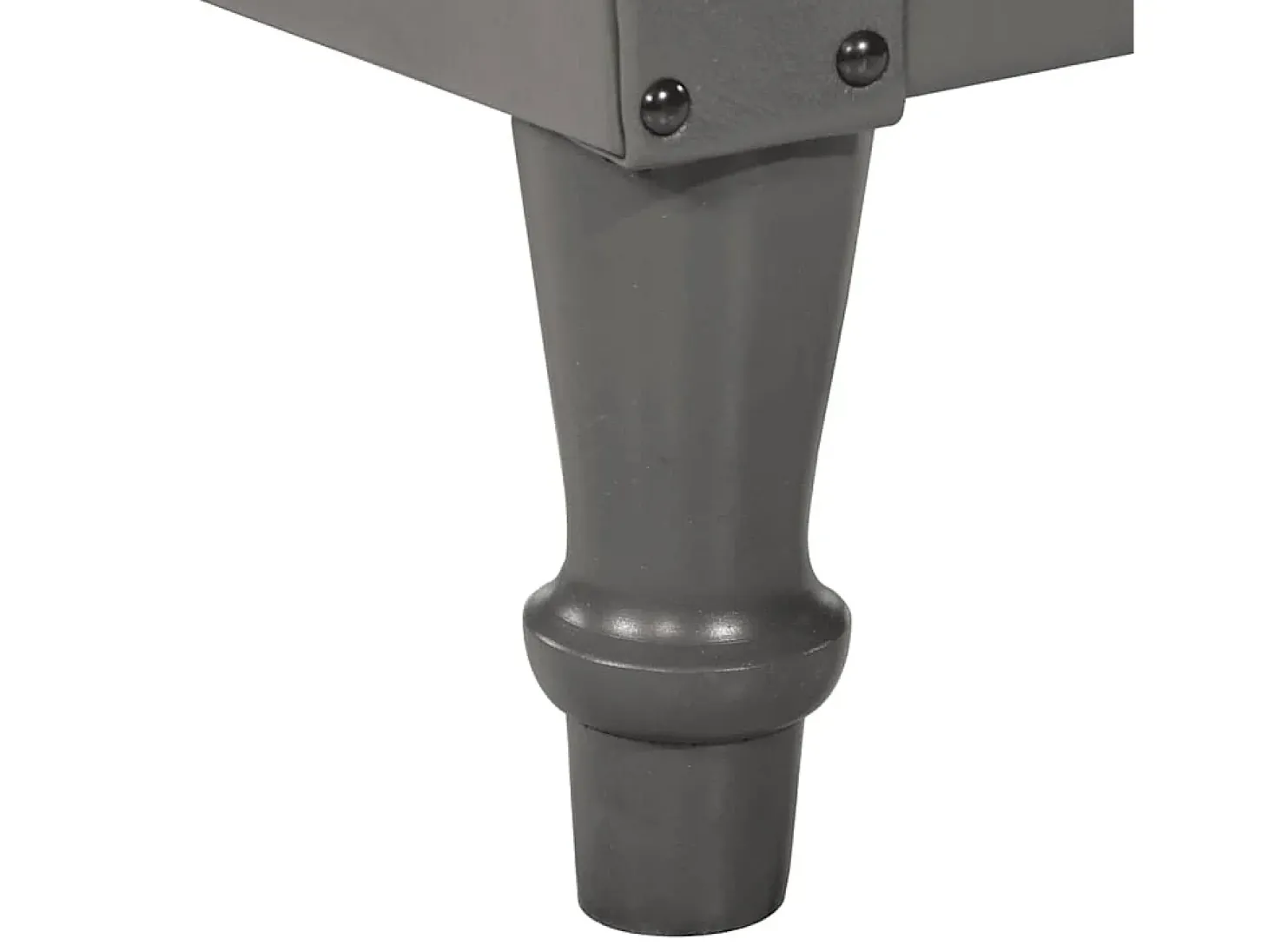 Sillón diseño de cubo cuero de cabra auténtico gris