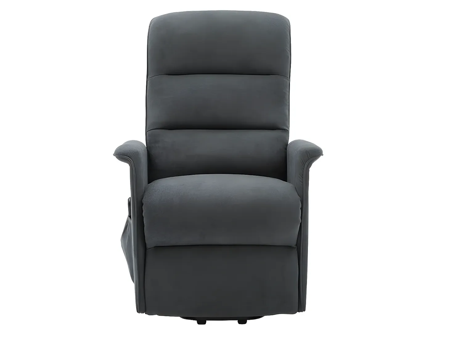 Sillón eléctrico tela poliéster gris CAPUCINE