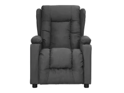 Sillón elevable tela gris oscuro