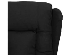Sillón elevable tela negro