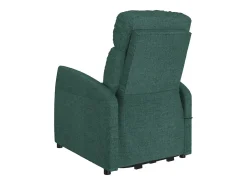 Sillón elevable tela verde oscuro