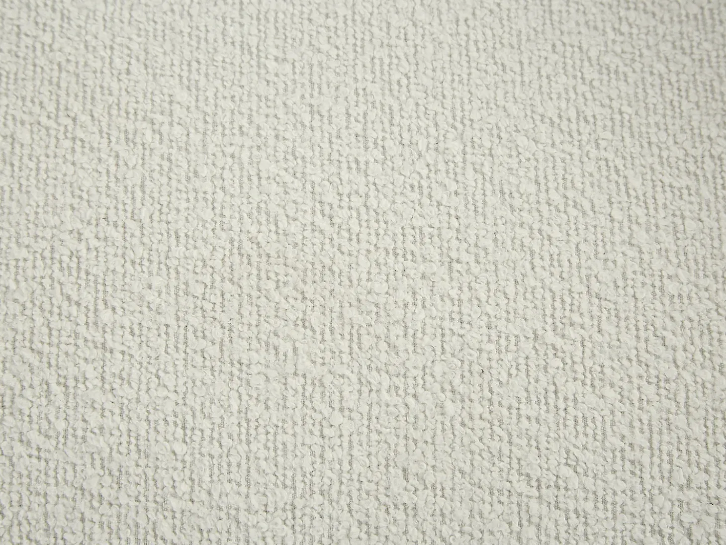 Sillón en tela bouclé blanco marfil BOVANA de Pascal Morabito
