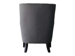 Sillón escandinavo "Duchesse" en tela - Gris