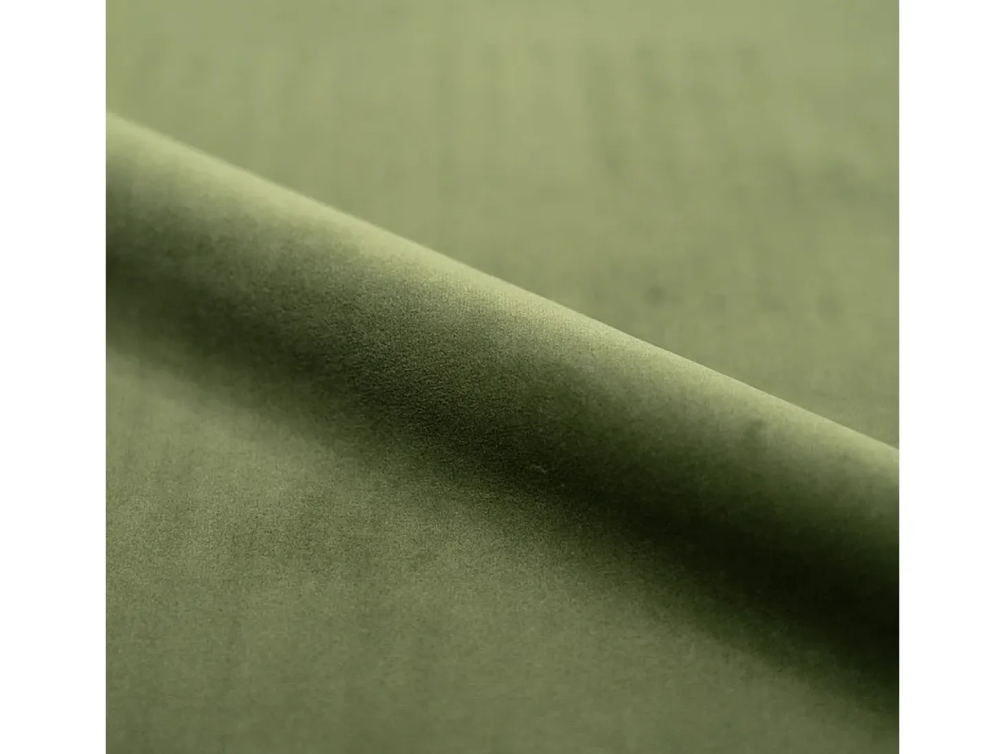 Sillón giratorio de terciopelo verde oliva oscuro - Ysé