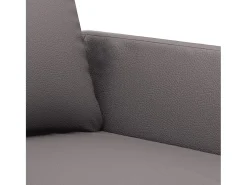 Sillón Gris 60 cm Piel Sintética