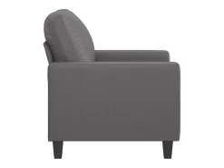 Sillón Gris 60 cm Piel Sintética