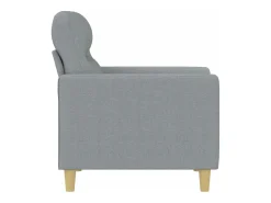 Sillón Gris Claro 60 cm Tela